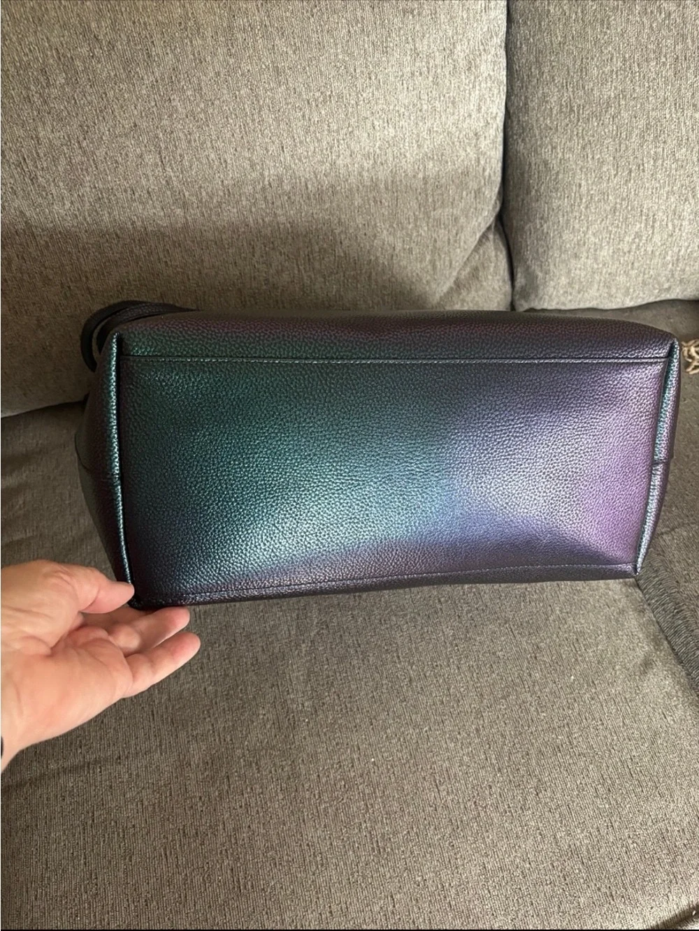 Coach Hologram Oil Slick Iridescent Mermaid Open City Tote 22550